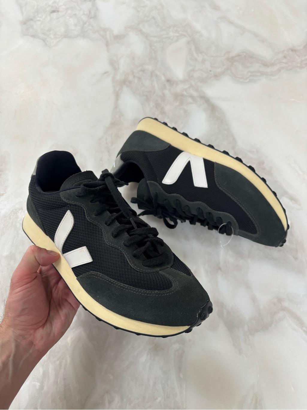 Veja Rio Branco Ii Trainers Sneaker Men’s Size 10 Eu 43 Black Gray